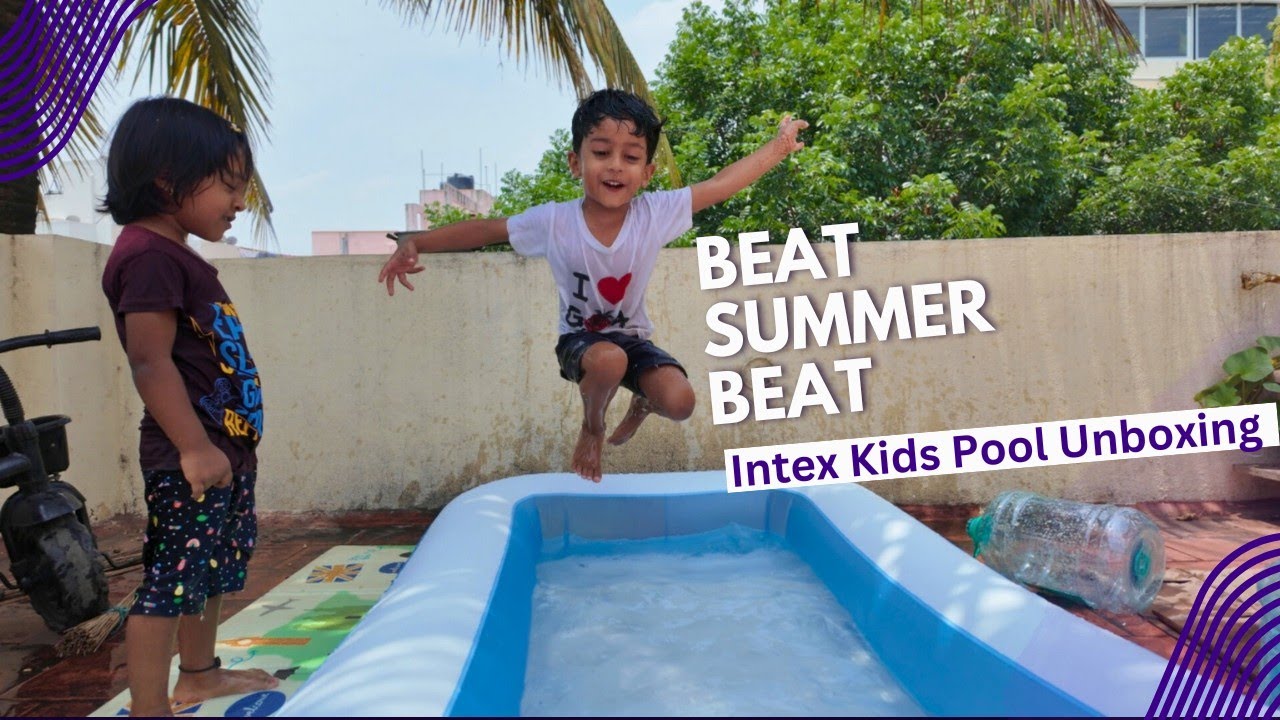 Beat the Summer Heat! Intex Inflatable Pool Unboxing & Setup | Fun for Kids!