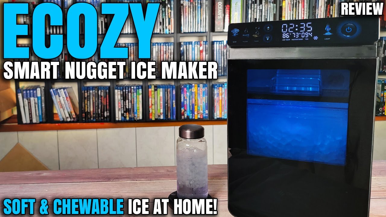 The Best Ice Maker I've Ever Used So Far! | ecozy Smart Nugget Ice Maker Review (Model 451B)