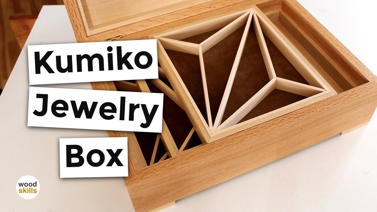 Kumiko Jewelry Box || How To Make a Wooden Jewelry Box