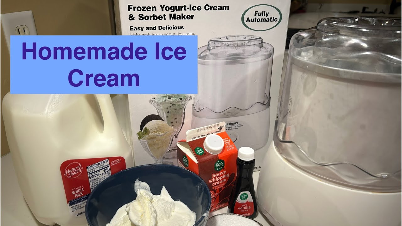 Homemade Ice Cream | Using a Cuisinart Ice Cream Maker