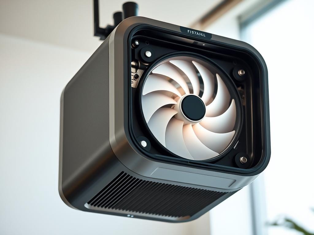 Fizzy Offers air purifier performance, a sleek and modern device suspended in a bright, airy environment. The purifier's intricate inner workings are revealed, showcasing its advanced filtration system and powerful fan. Diffused lighting illuminates the device, highlighting its efficient and effective operation. The background features a minimalist, clean design, emphasizing the product's focus on air quality improvement. The scene conveys a sense of calm and serenity, reflecting the purifier's ability to provide a fresh, rejuvenating atmosphere. Fizzy Offers air purifier performance, a sleek and modern device suspended in a bright, airy environment. The purifier's intricate inner workings are revealed, showcasing its advanced filtration system and powerful fan. Diffused lighting illuminates the device, highlighting its efficient and effective operation. The background features a minimalist, clean design, emphasizing the product's focus on air quality improvement. The scene conveys a sense of calm and serenity, reflecting the purifier's ability to provide a fresh, rejuvenating atmosphere.