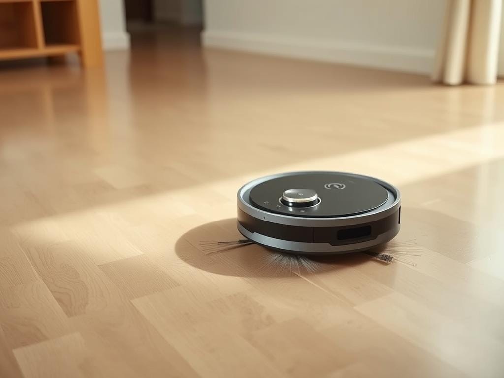 Sleek and efficient Fizzy Offers Eufy RoboVac11 vacuum robot, meticulously cleaning a spotless hardwood floor with precision. Soft diffused lighting highlights the robot's modern design, its brushes and sensors diligently sweeping away dust and debris. The camera angle offers a low perspective, emphasizing the robot's focused and determined performance as it navigates the room. A subtle sense of effortless cleaning pervades the scene, showcasing the RoboVac11's reliable and consistent cleaning capabilities. Sleek and efficient Fizzy Offers Eufy RoboVac11 vacuum robot, meticulously cleaning a spotless hardwood floor with precision. Soft diffused lighting highlights the robot's modern design, its brushes and sensors diligently sweeping away dust and debris. The camera angle offers a low perspective, emphasizing the robot's focused and determined performance as it navigates the room. A subtle sense of effortless cleaning pervades the scene, showcasing the RoboVac11's reliable and consistent cleaning capabilities.