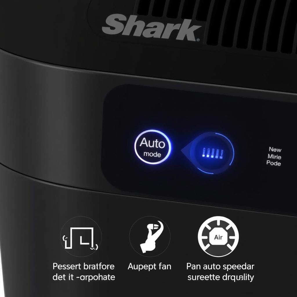 Auto mode feature of the Shark NeverChange Compact Pro Air Purifier