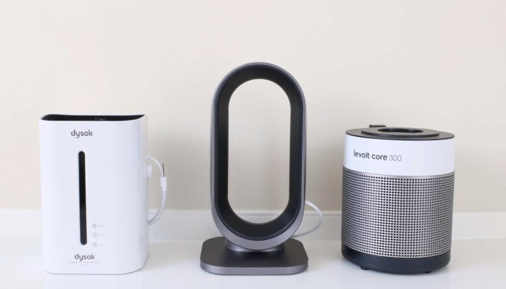 Comparison of Shark NeverChange Compact Pro with competitor air purifiers