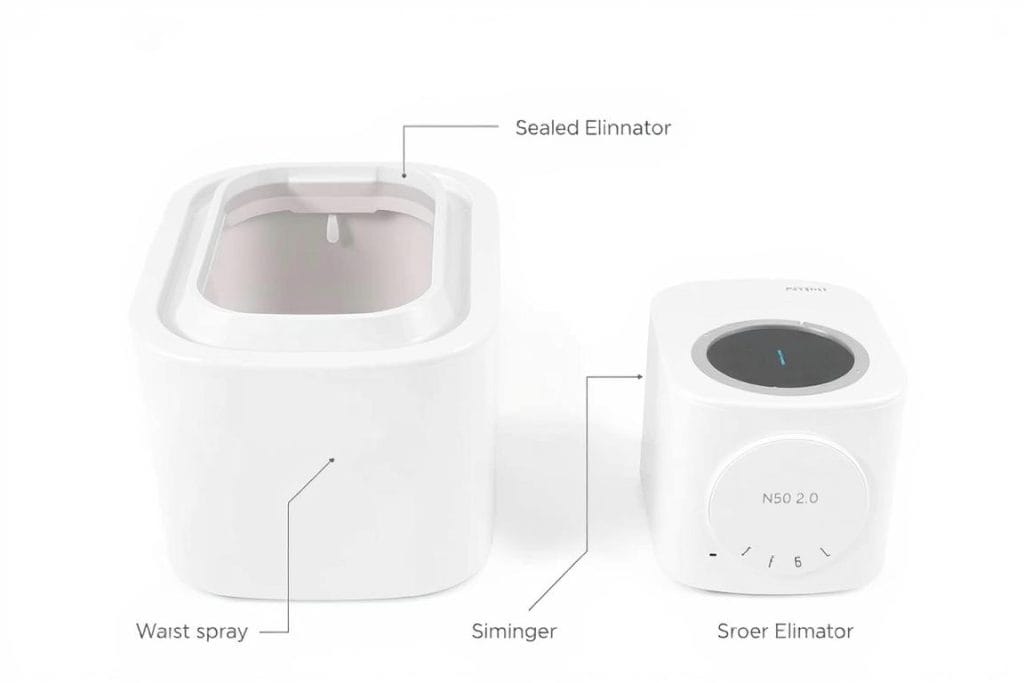 PETKIT Puramax 2 Automatic Cat Litter Box odor control components