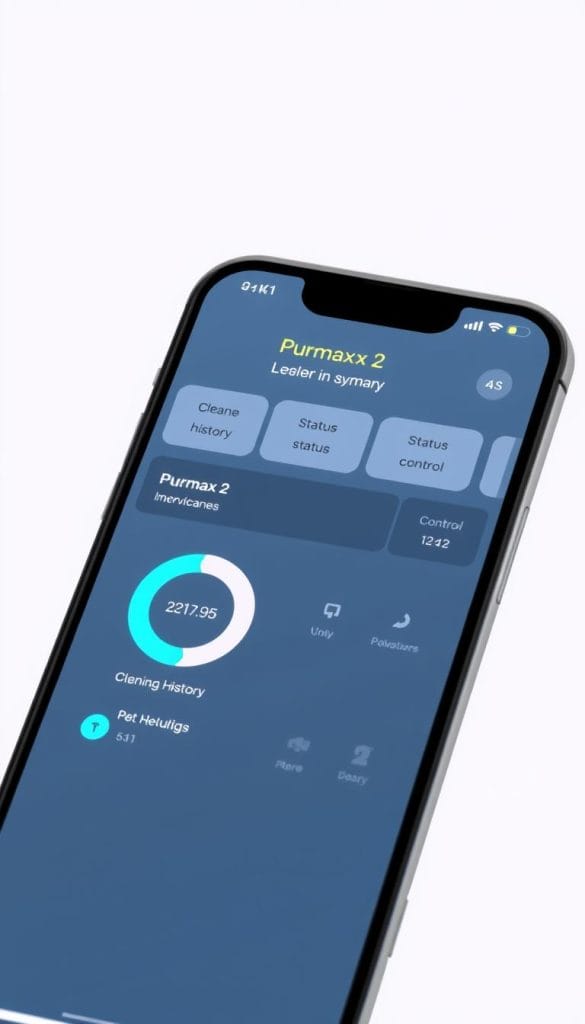 PETKIT app interface showing the Puramax 2 control dashboard