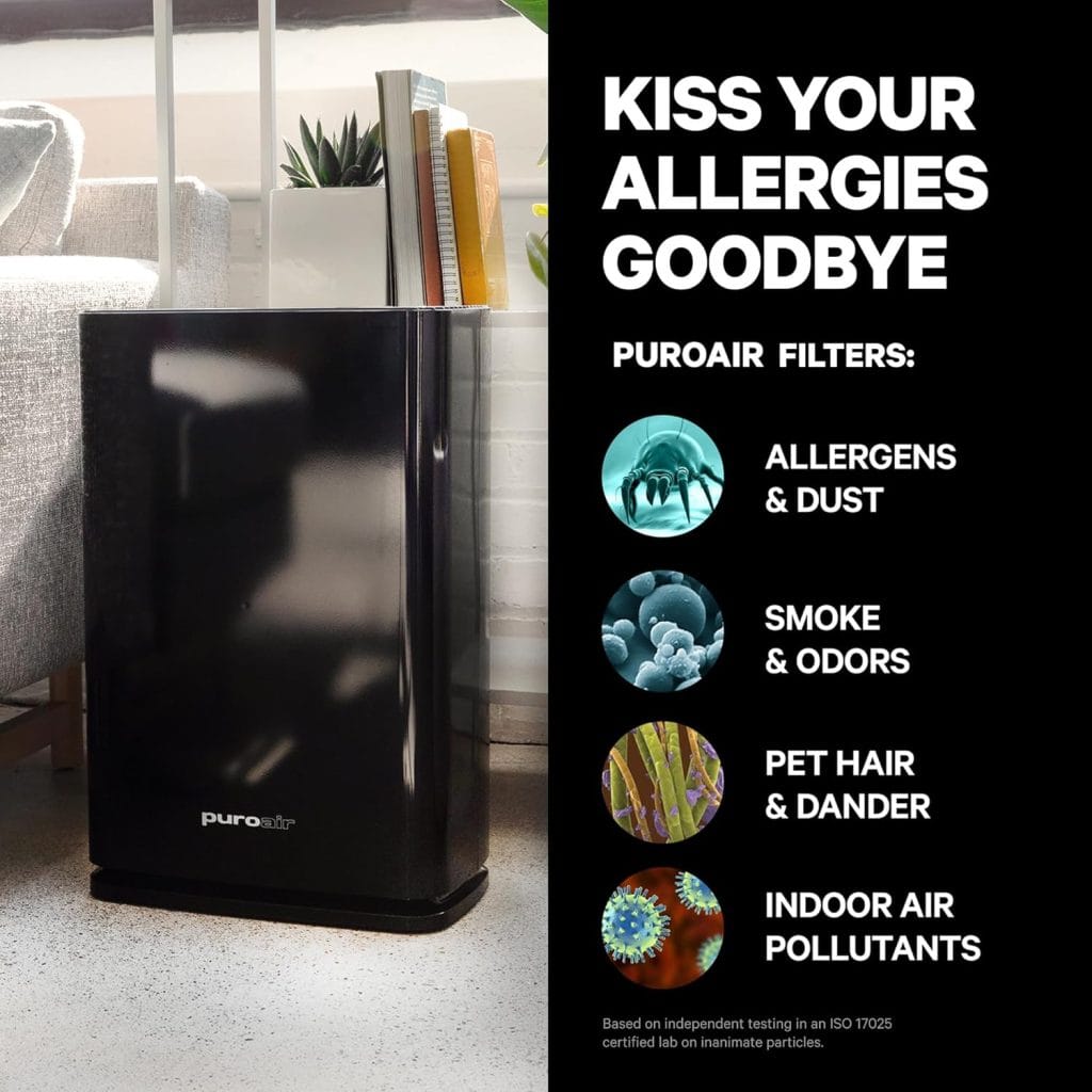 Puroair 400 clearing visible smoke in a room Puroair 400 clearing visible smoke in a room
