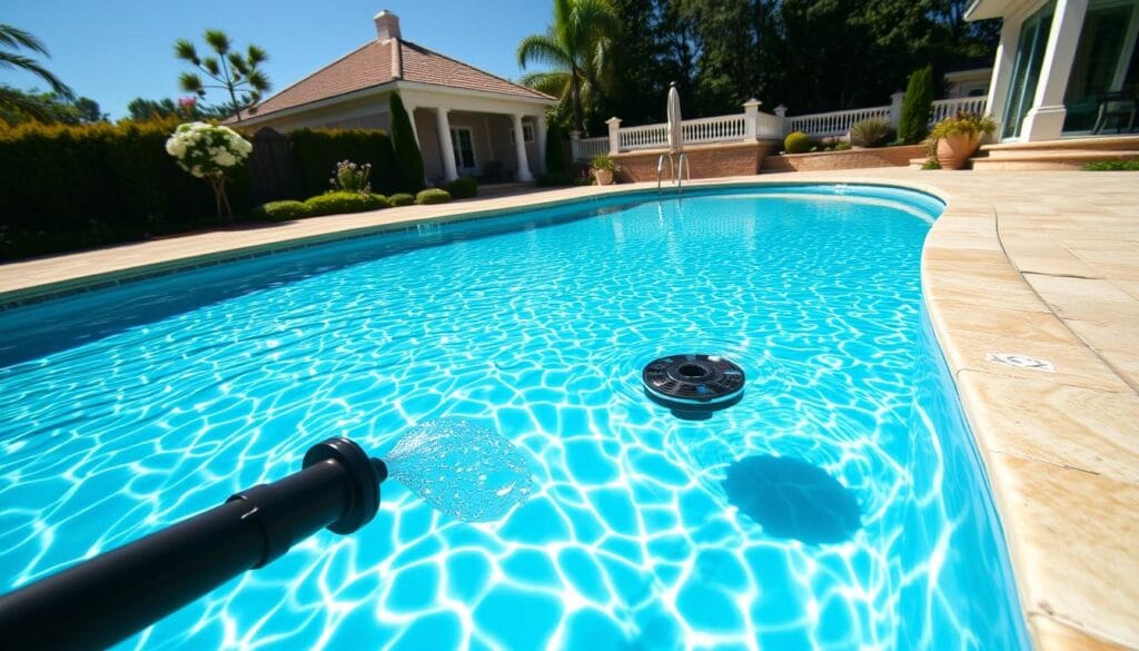 Aiper Scuba S1 cleaning a sparkling clean pool