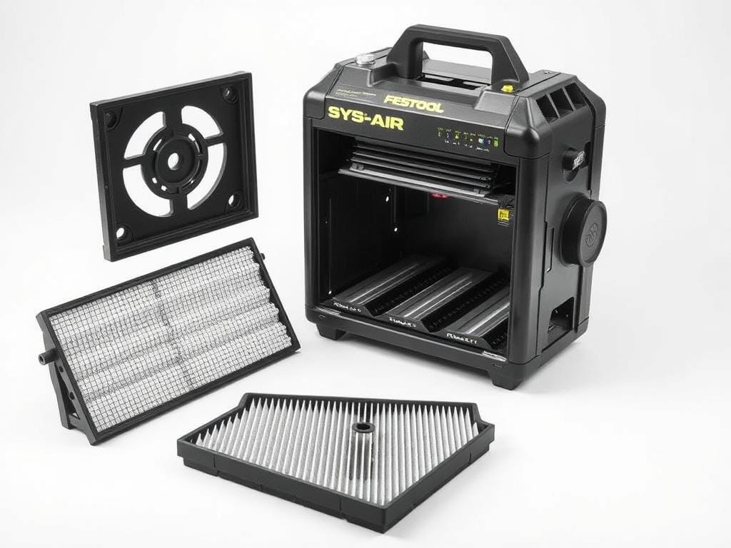 Festool SYS-AIR Commercial Air Purifier filter system components
