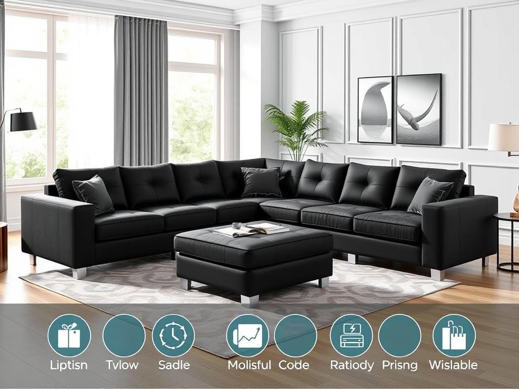 MODNEST 108-inch Modular Sectional Sofa Cloud Couch