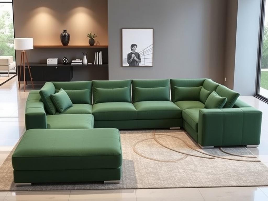 TTISIMO Cloud Sectional Couch Boneless U Shaped Couch