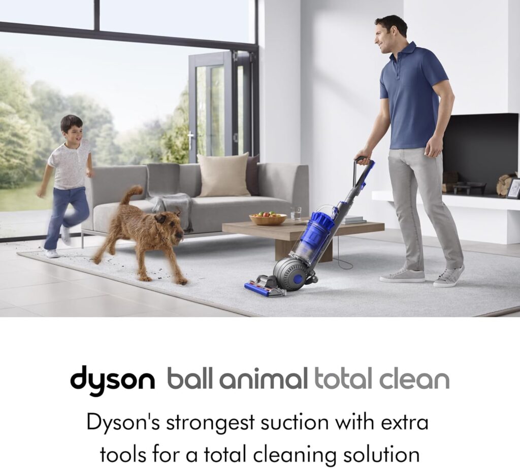 Dyson Ball Animal Total Clean in use in a pet-friendly home