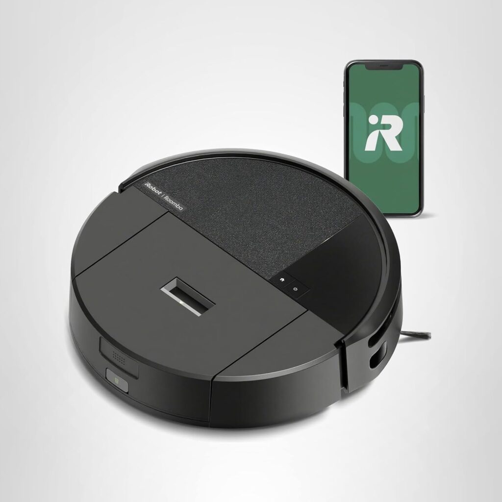 Roomba 205 DustCompactor robot vacuum with its compact design, representing top Roomba robot vacuums in 2025