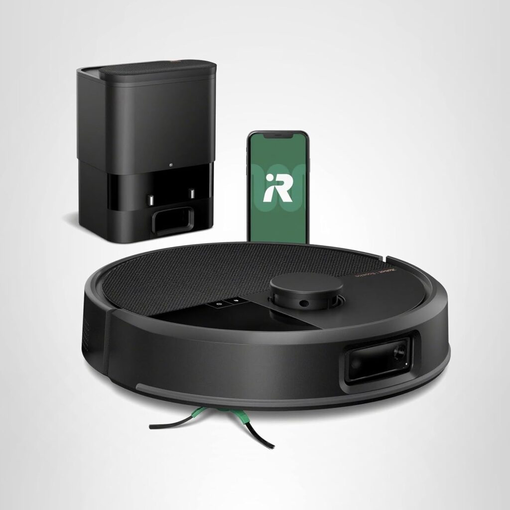 Roomba Max 705 robot vacuum with its self-emptying dock showing the top Roomba robot vacuum in 2025