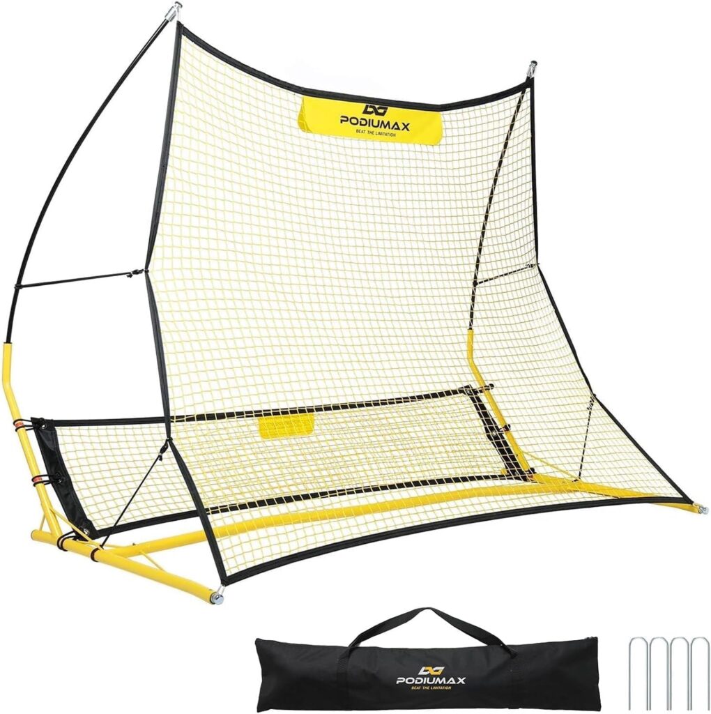 MaxRebound dual-net soccer training system
