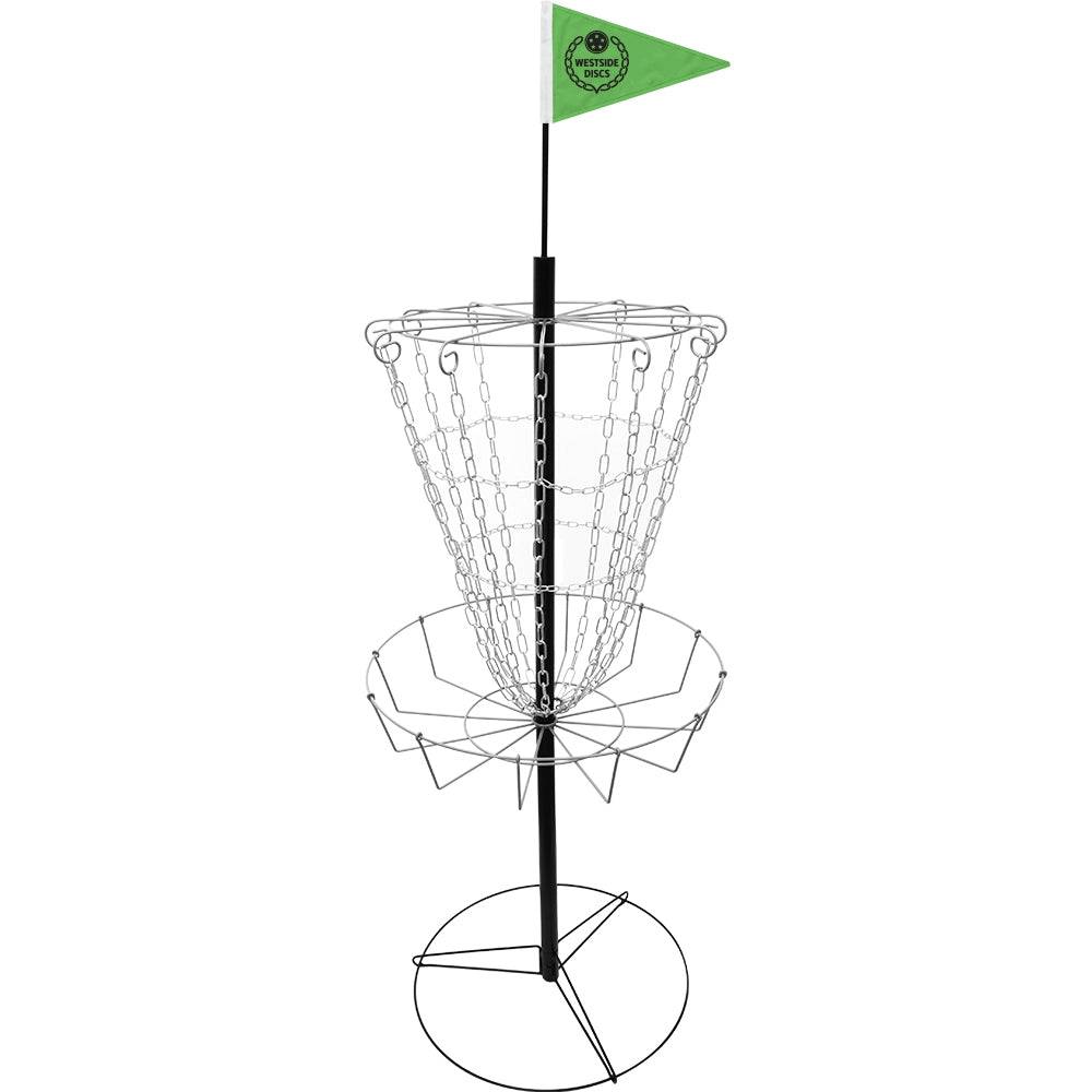 Westside Discs Breaker basket in home course setting
